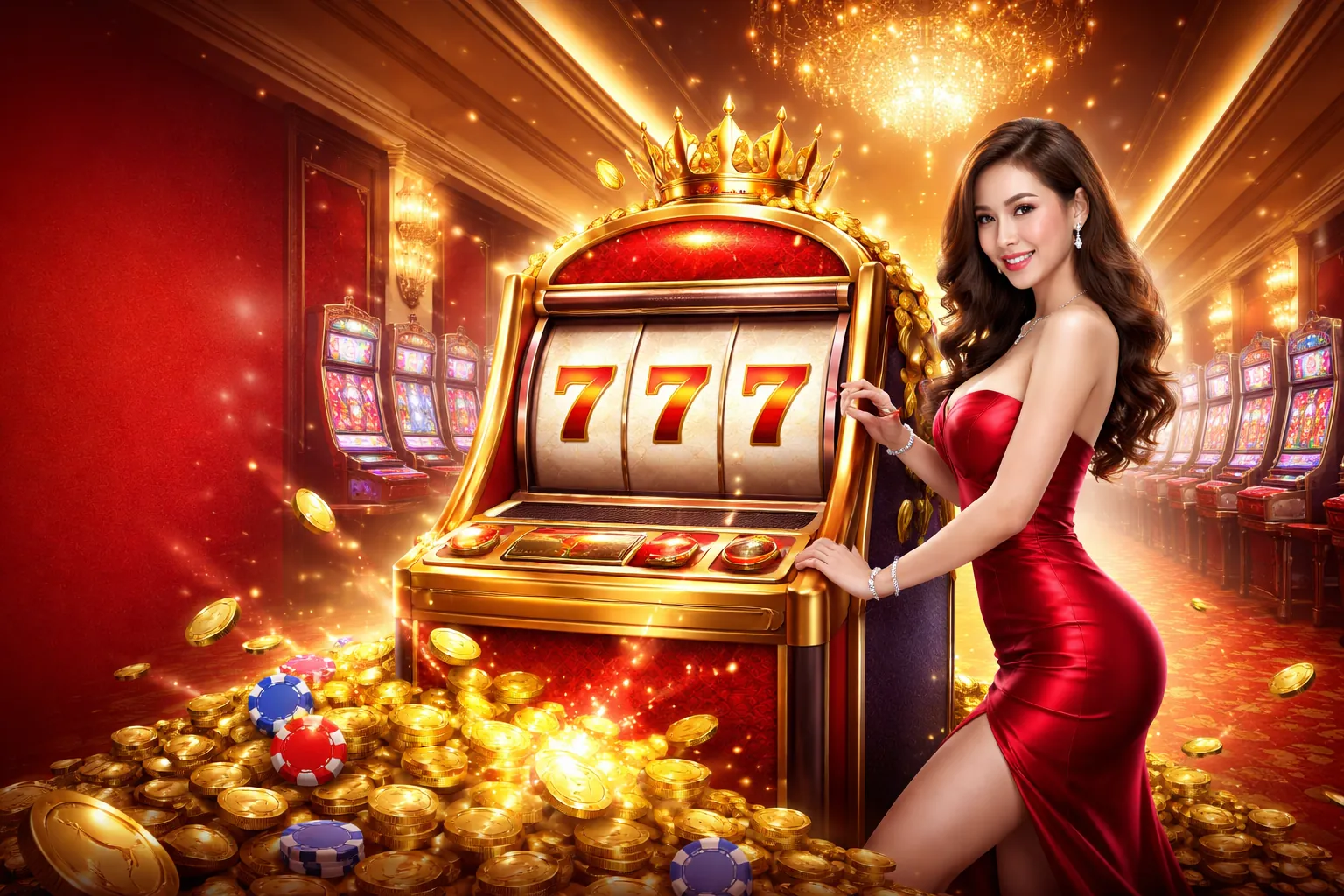 Máy đánh bạc nổ hũ 39go99 với jackpot lớn và hiệu ứng ánh sáng